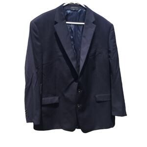 Ralph Lauren mens blazer sz 50L 50 Long Navy blue sports coat Collegiate Preppy
